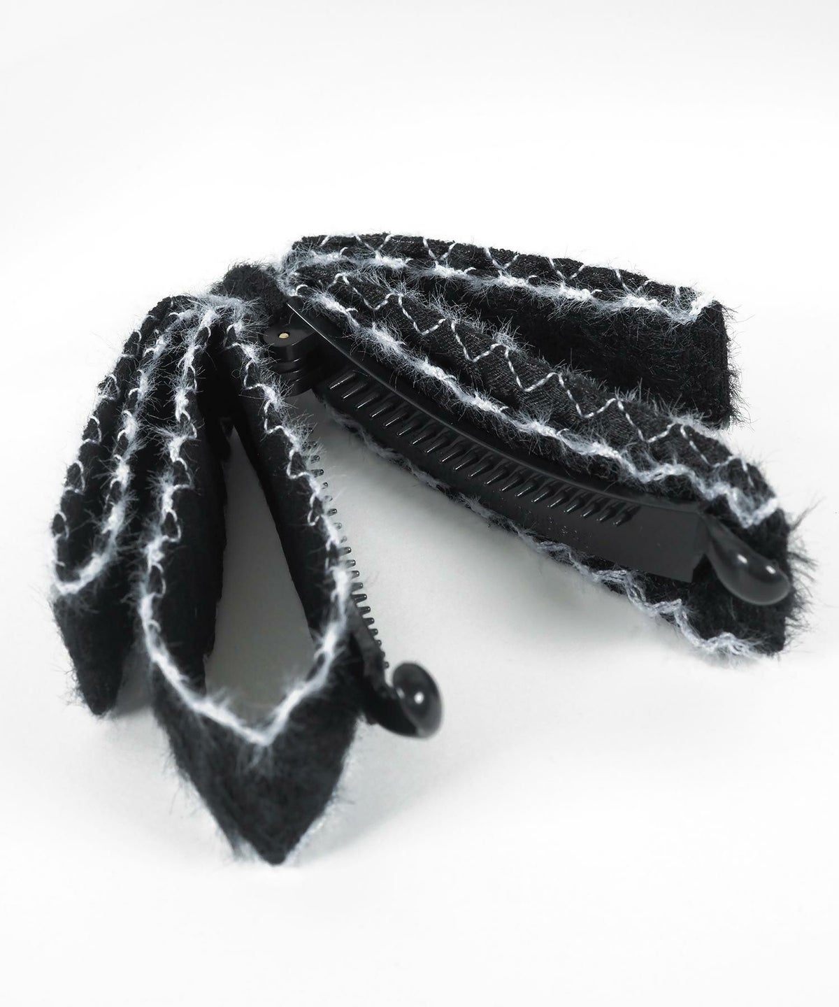 ツートンカラーニットバナナクリップ【Grace】