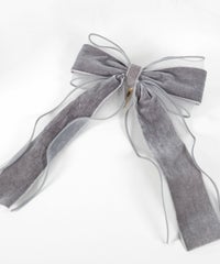 ベロアシアーリボンポニーフック【Grace】