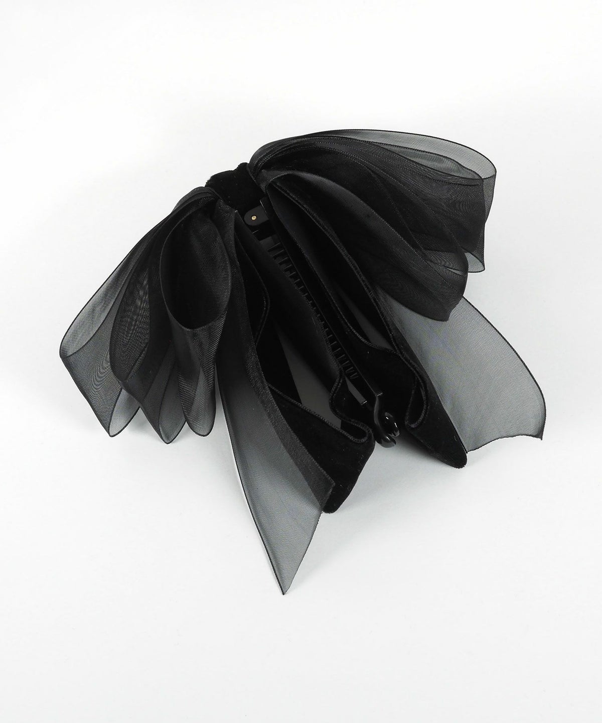 ベロアシアーリボンバナナクリップ【Grace】