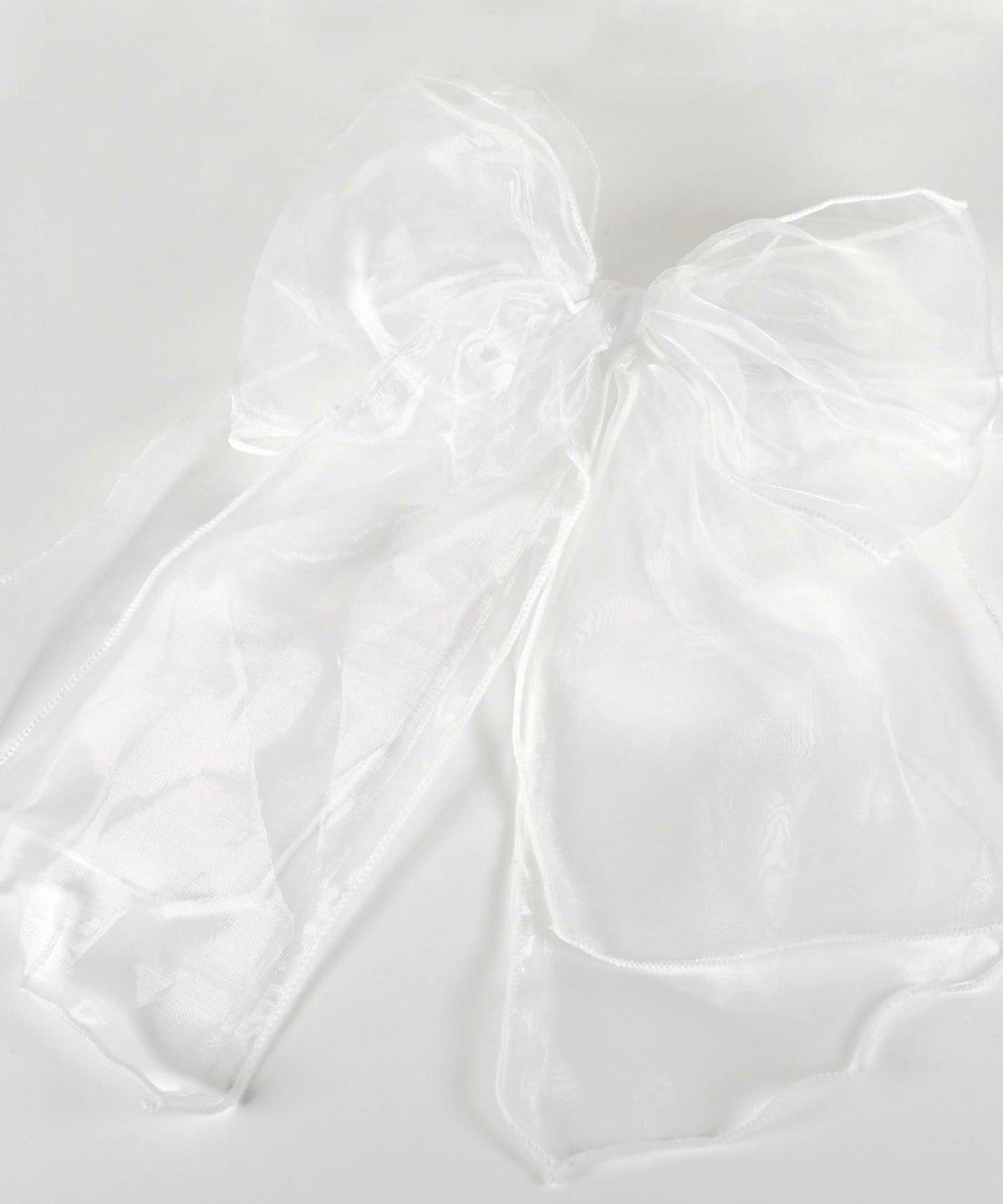 オーガンジービッグリボンバレッタ【Grace】