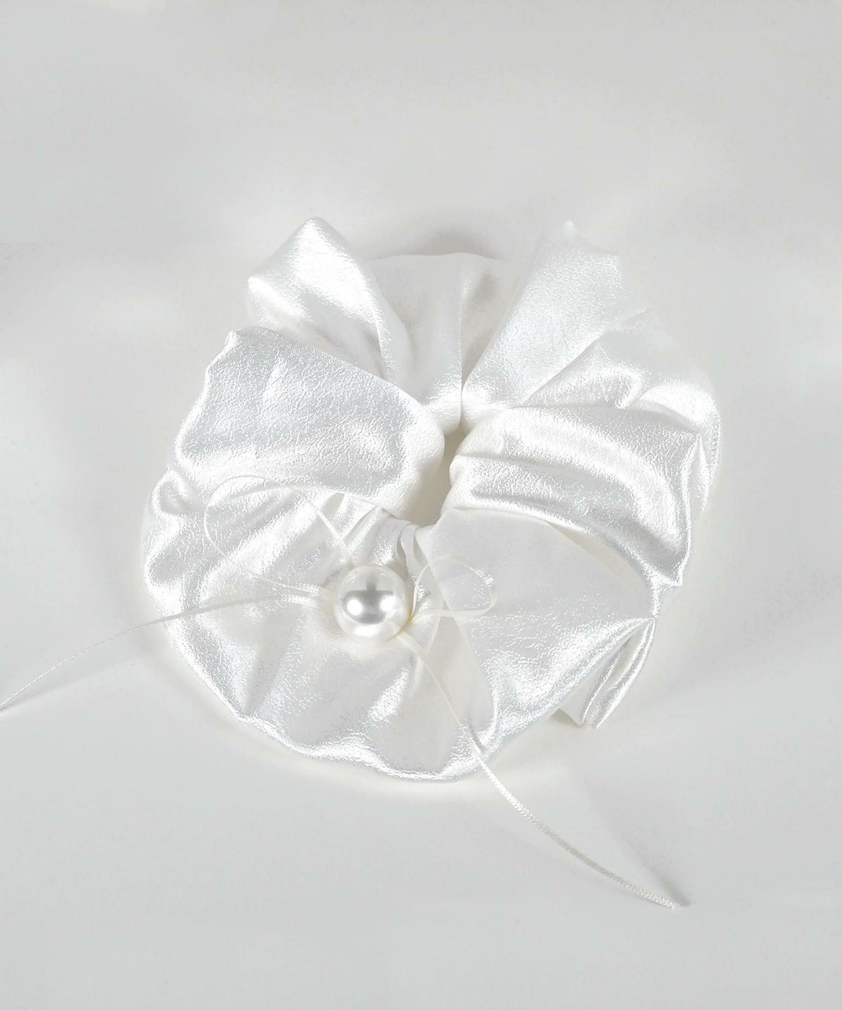 パール×スリムリボンビッグシュシュ【Grace】