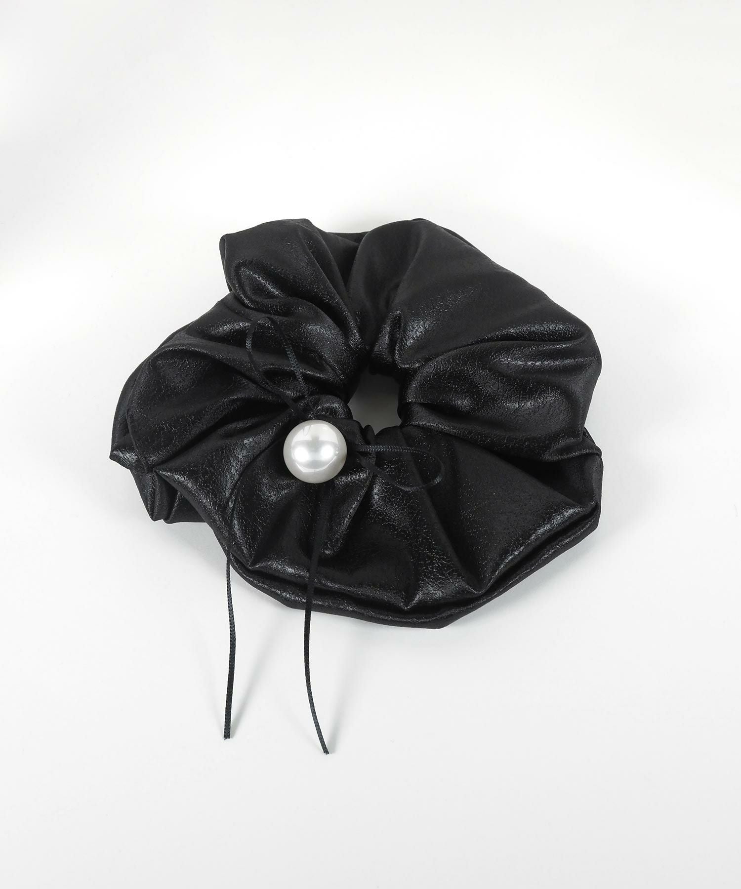 パール×スリムリボンビッグシュシュ【Grace】