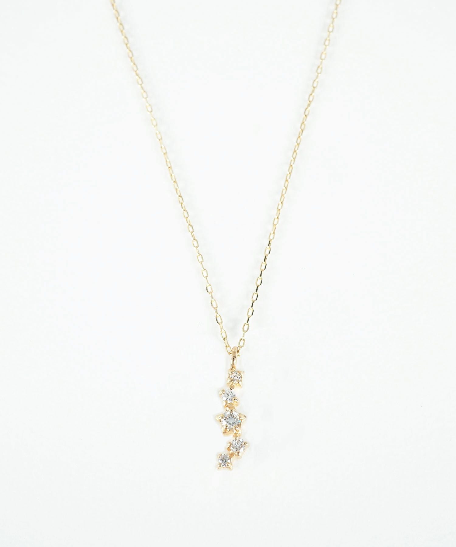 【web限定】[K10]スターラインダイヤモンドペンダント