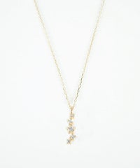【web限定】[K10]スターラインダイヤモンドペンダント