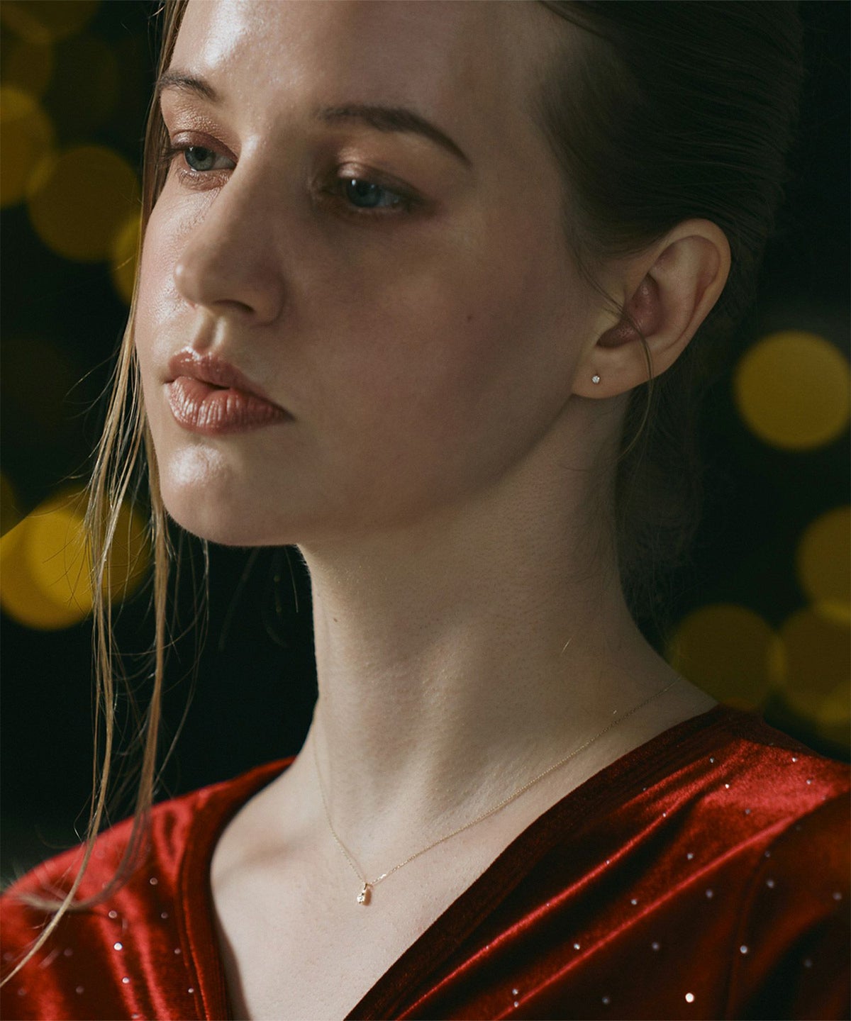 【web限定】[K10]ツインダイヤモンドペンダント