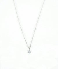 【web限定】[K10]WGスターレットダイヤモンドプチペンダント