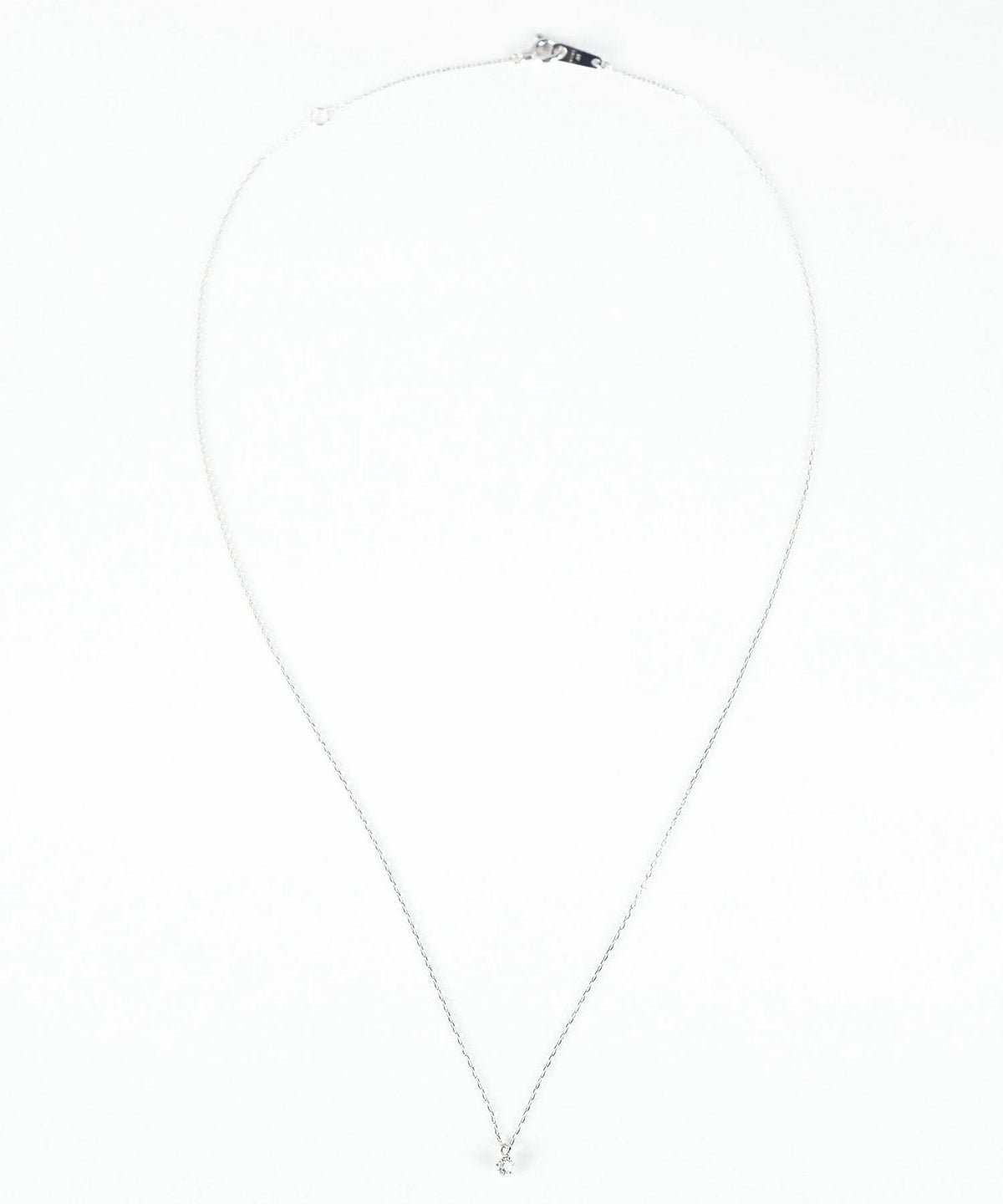 【web限定】[K10]WGスターレットダイヤモンドプチペンダント