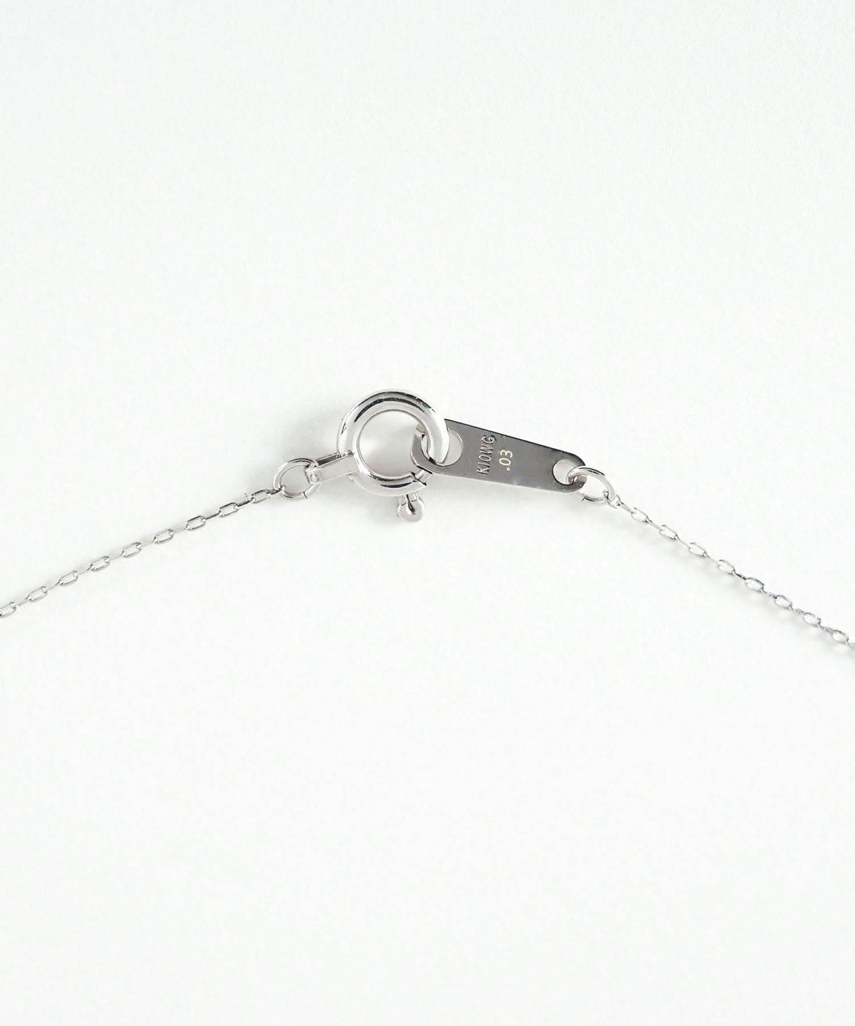 【web限定】[K10]WGスターレットダイヤモンドプチペンダント