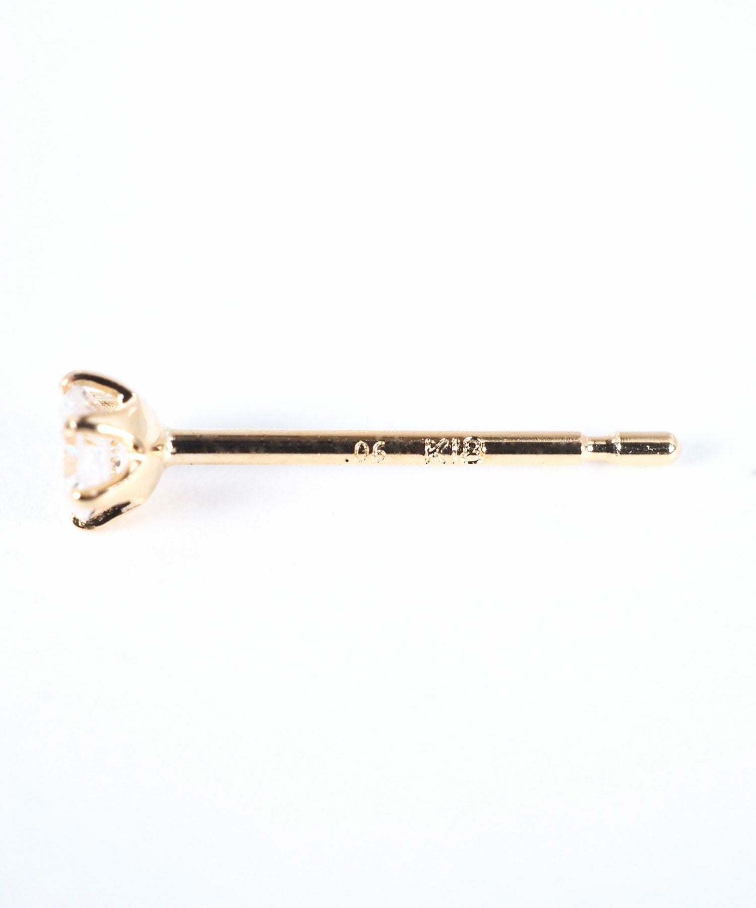 web限定】[K18]ソリティアダイヤモンドピアス | 【公式】MUK ONLINE