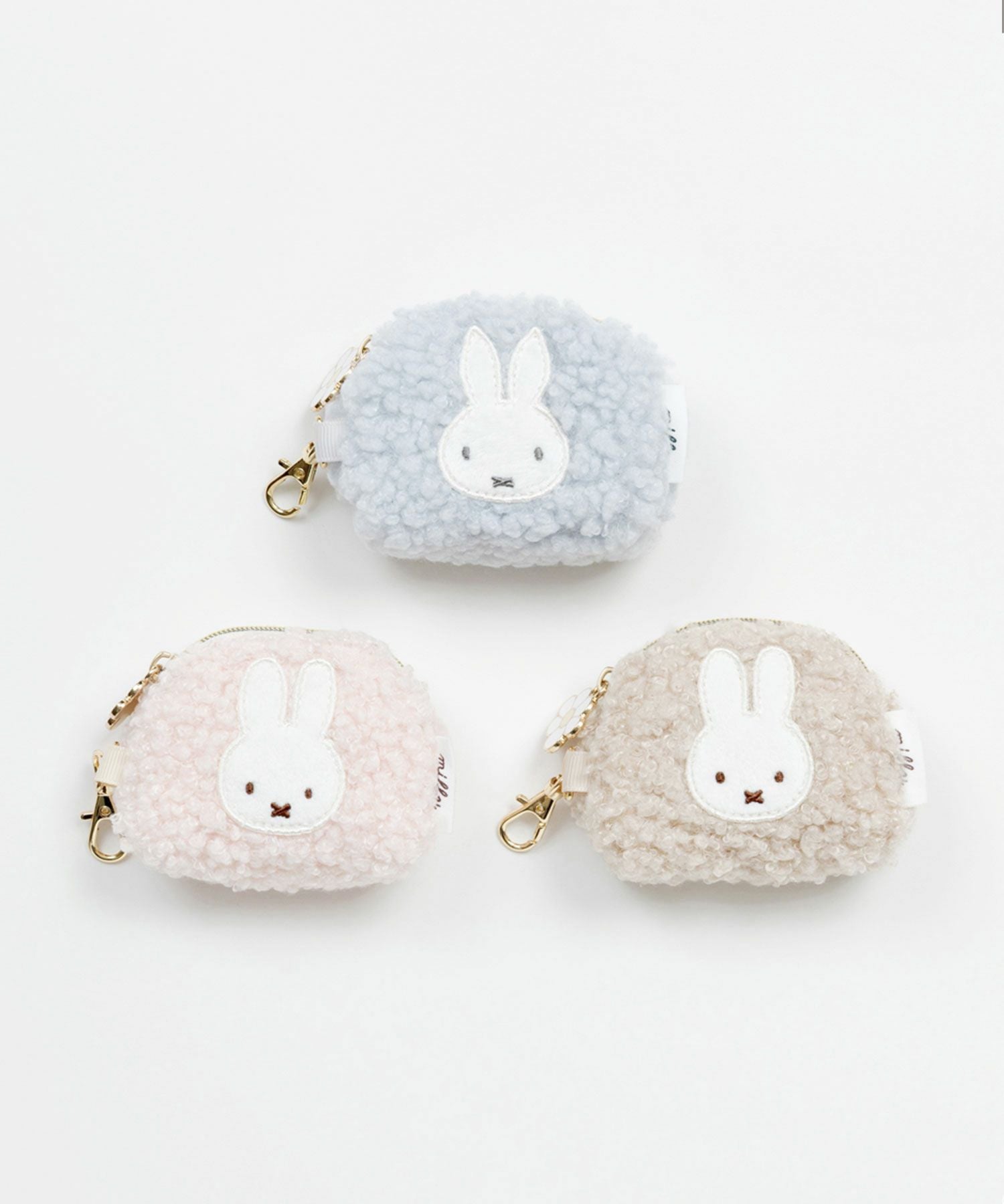 ミッフィー ボアマイクロポーチ