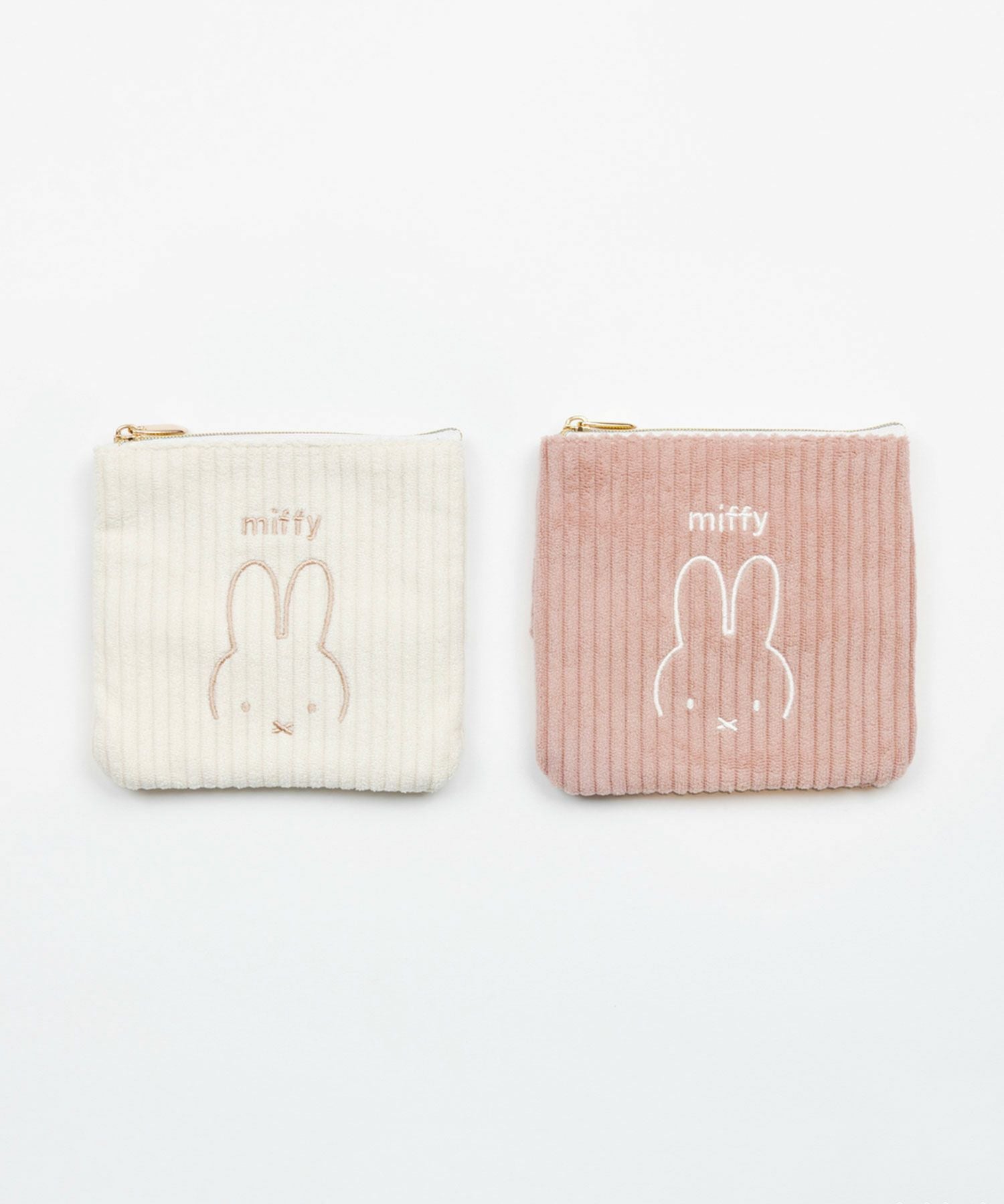 ミッフィー コーデュロイティッシュポーチ