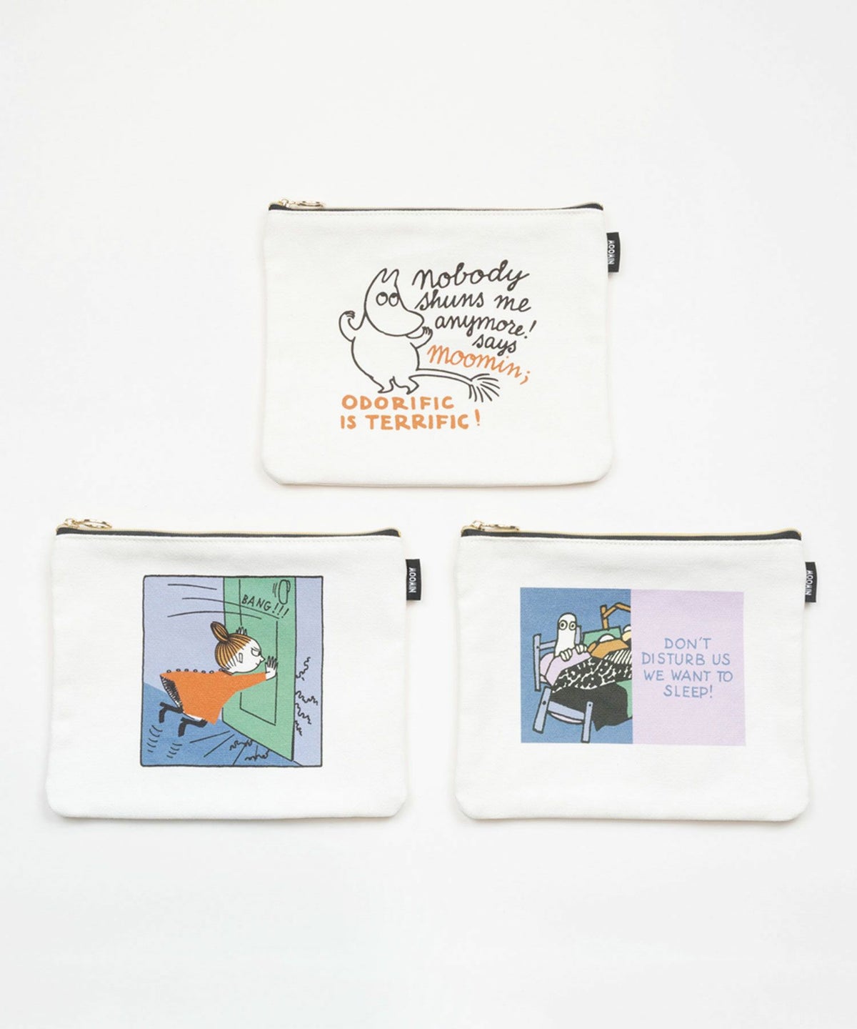 ムーミン フィンランドカラーフラットポーチ