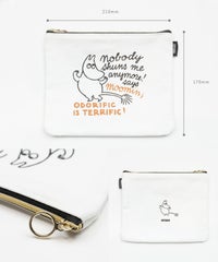 ムーミン フィンランドカラーフラットポーチ