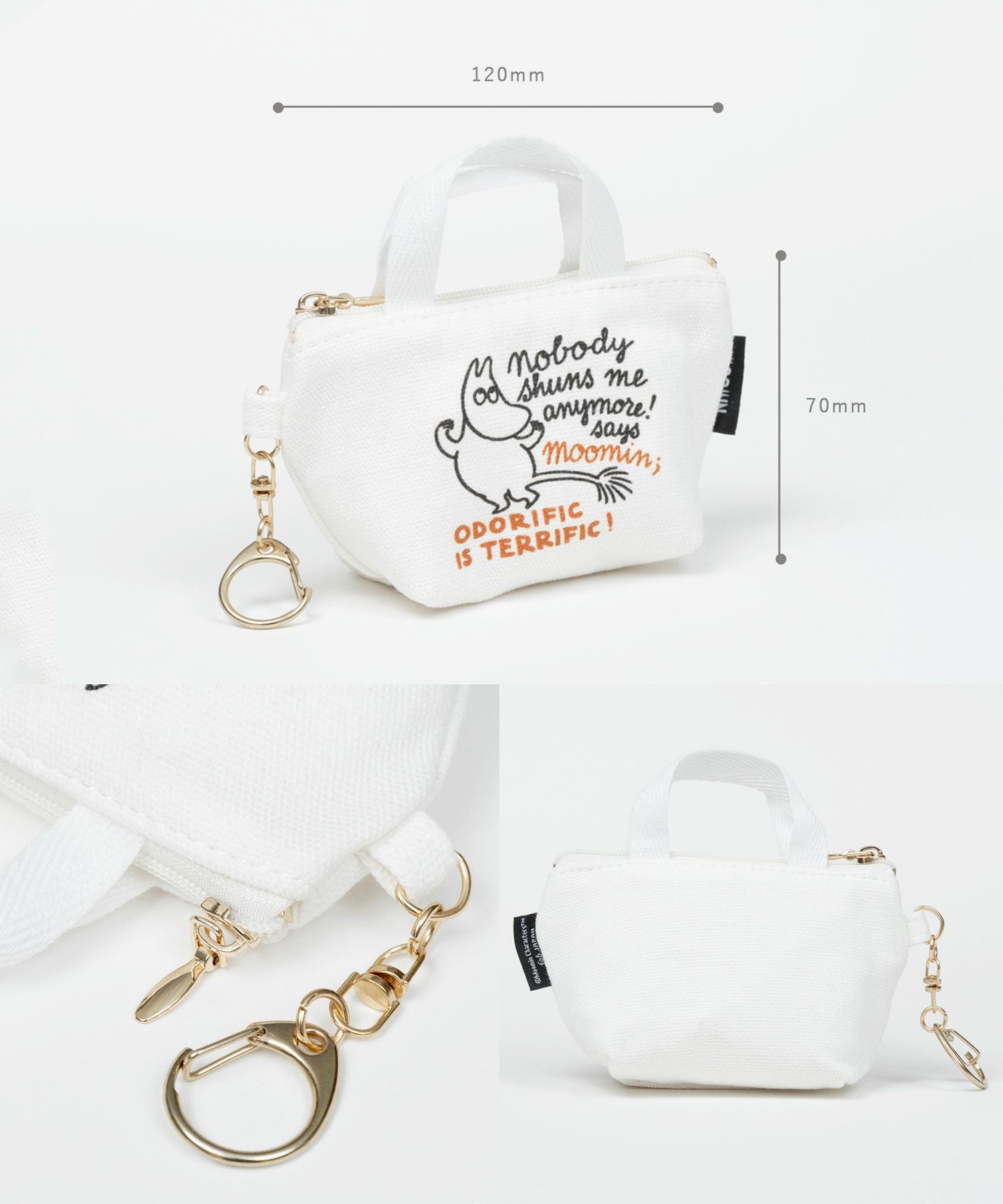 ムーミン フィンランドカラーミニトート型チャーム