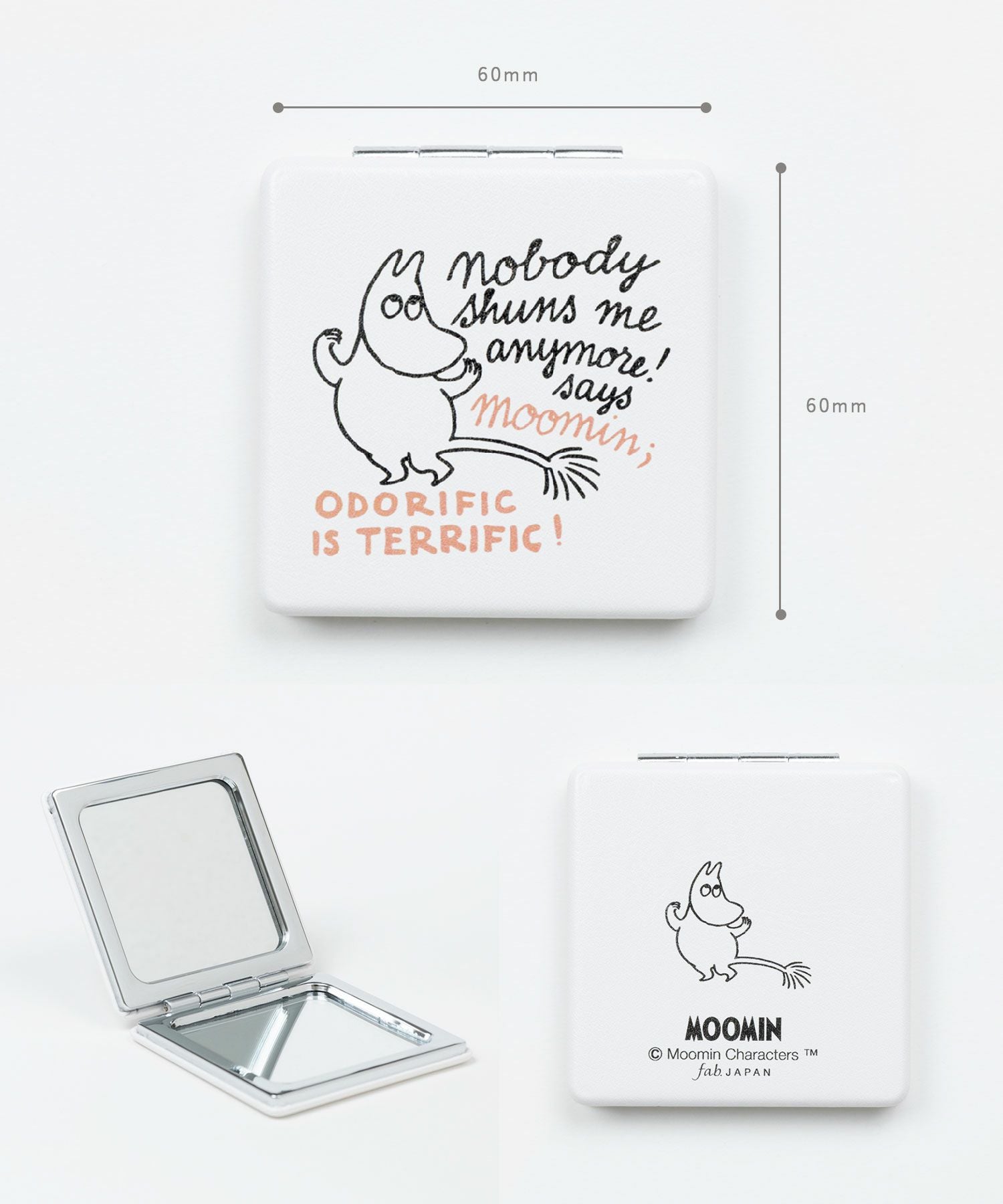 ムーミン フィンランドカラーコンパクトミラー