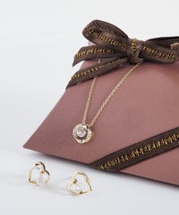 【web限定ギフトセット】シャイニングストーンピアス＆ネックレスクリスマスプレミアムセット