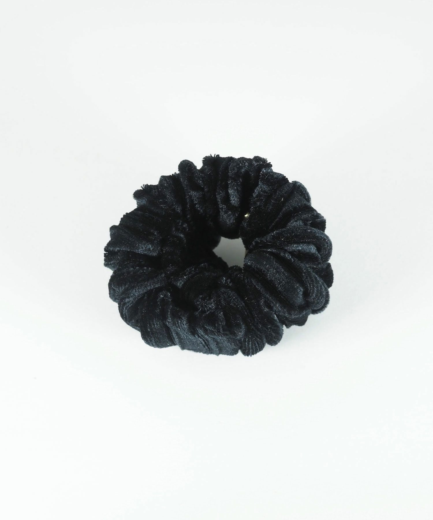 ベロアプリーツフック付きシュフィー