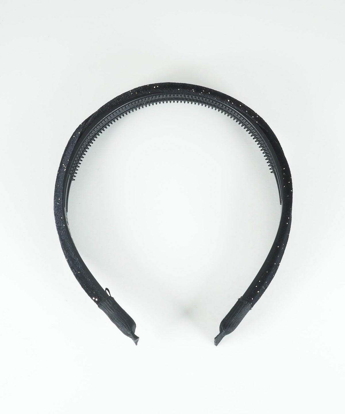 ツイストラメベロアカチューシャ