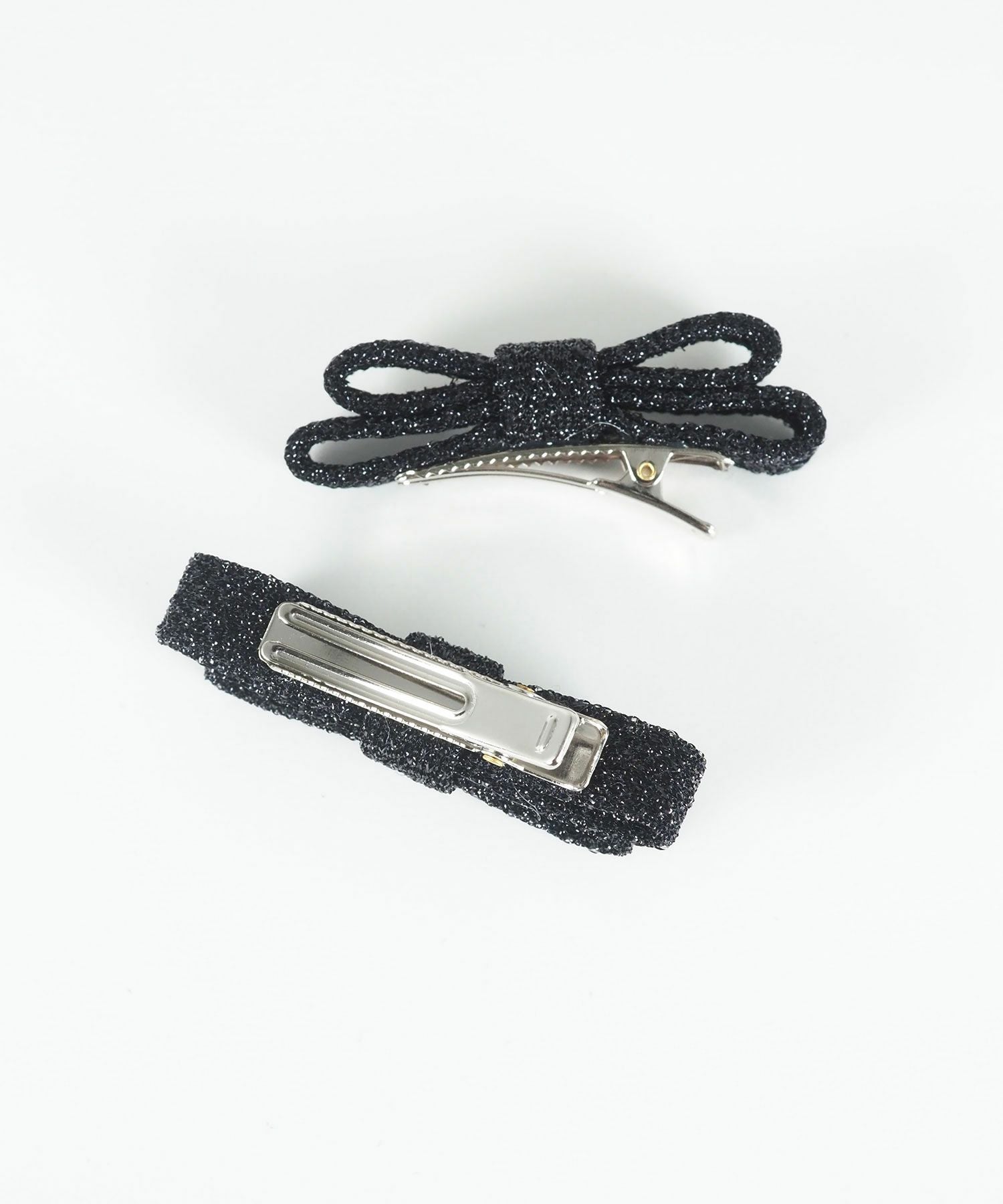 ラメリボンクリップ