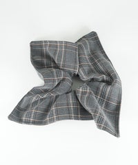 グレンチェックスクエアシュシュ