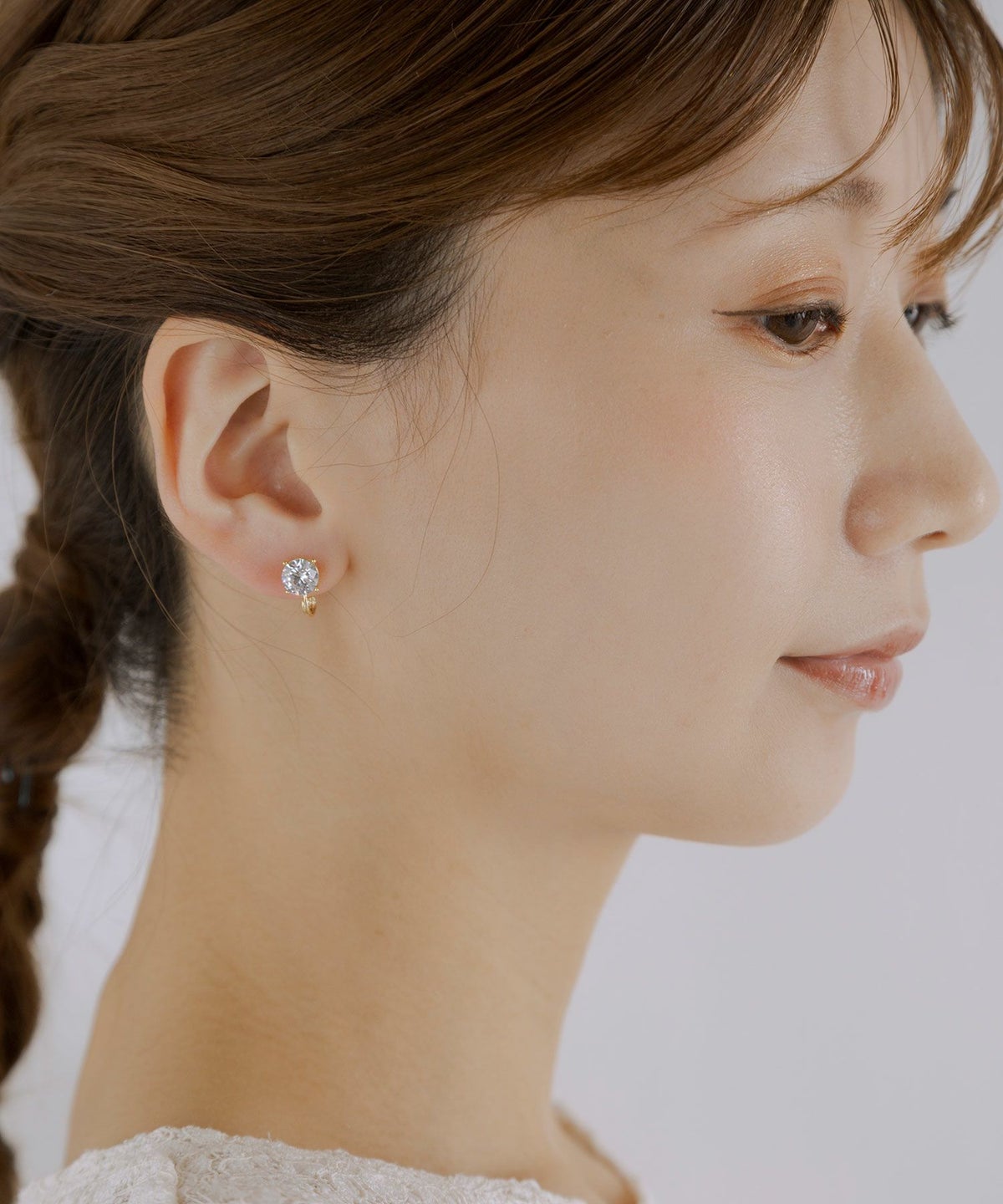 ビジューグランループフィットイヤリング