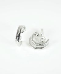 テクスチャーダブルライングランループフィットイヤリング