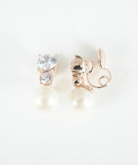 ツインクルパールグランループフィットイヤリング