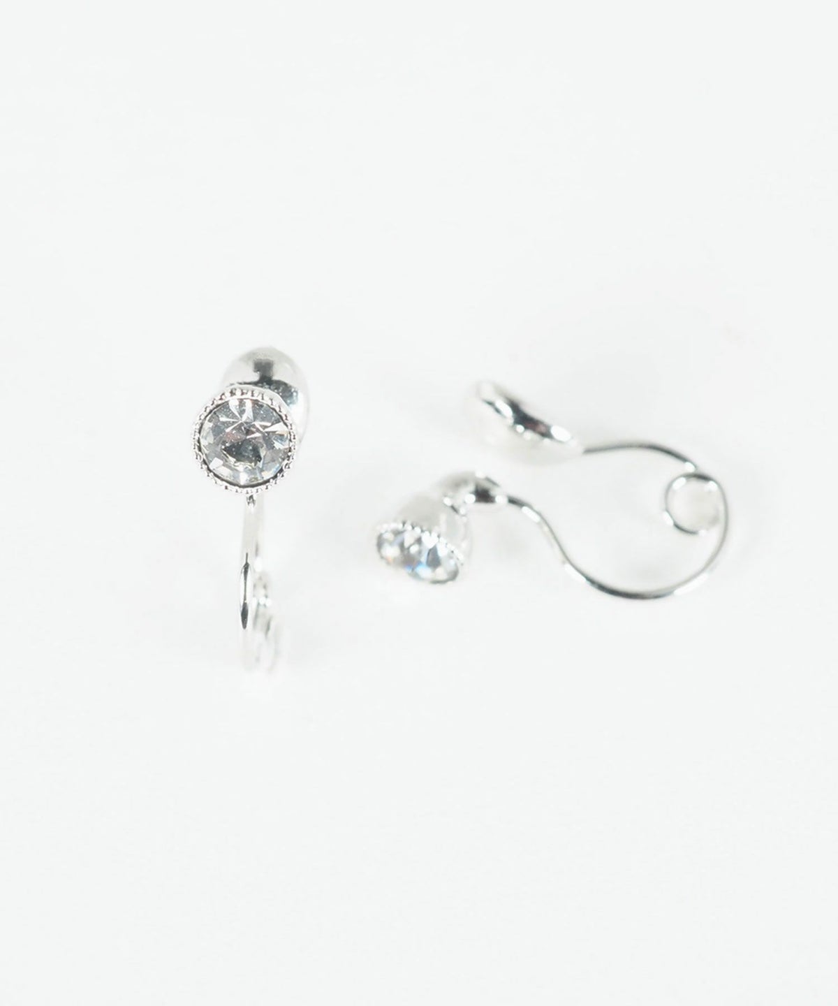 バースデーカラーストーンループフィットイヤリング