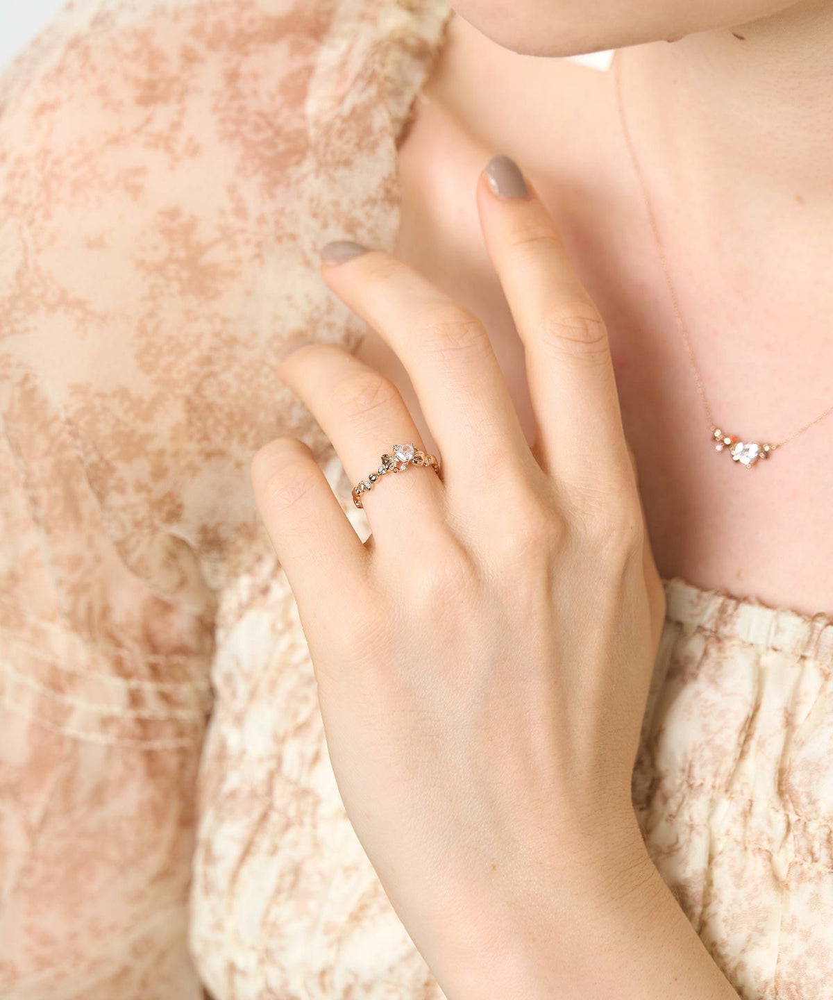 ハーテッドリボンリング【MUK shady sophy】