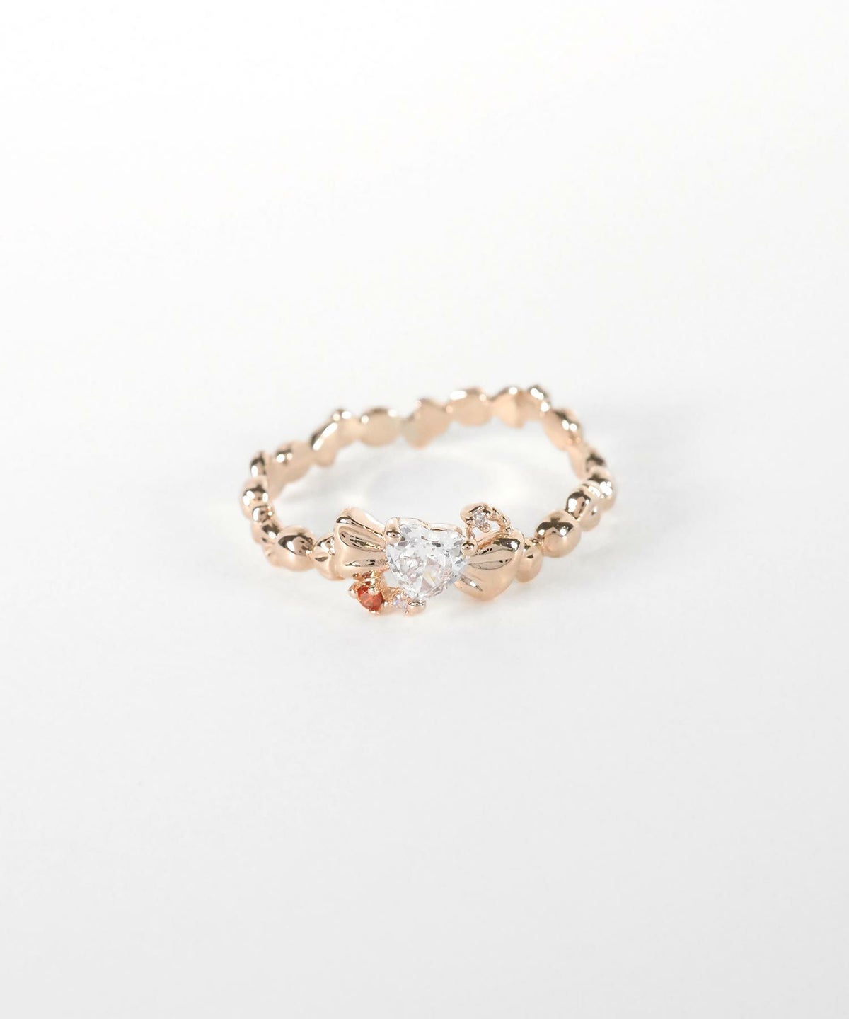 ハーテッドリボンリング【MUK shady sophy】