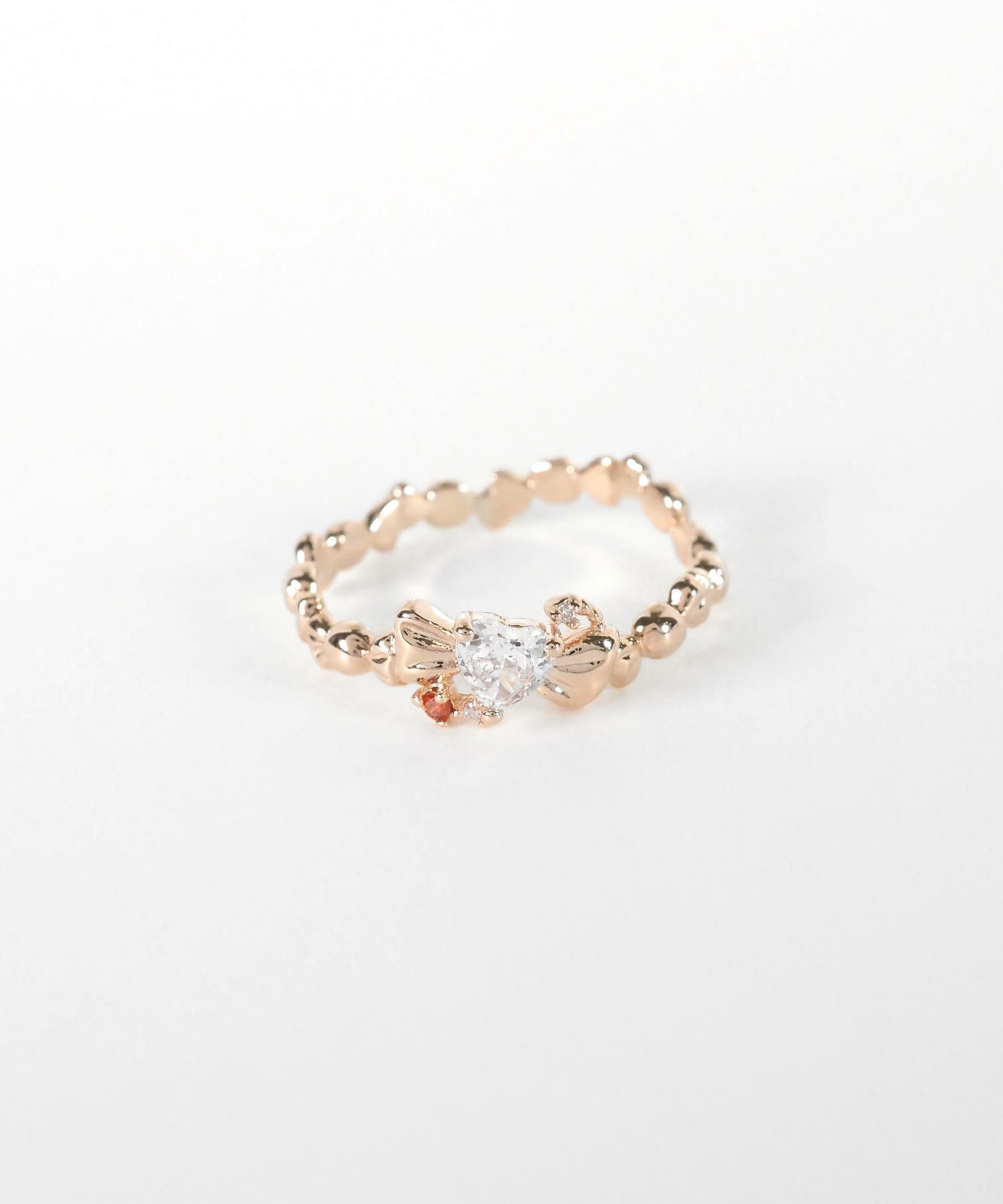 ハーテッドリボンリング【MUK shady sophy】