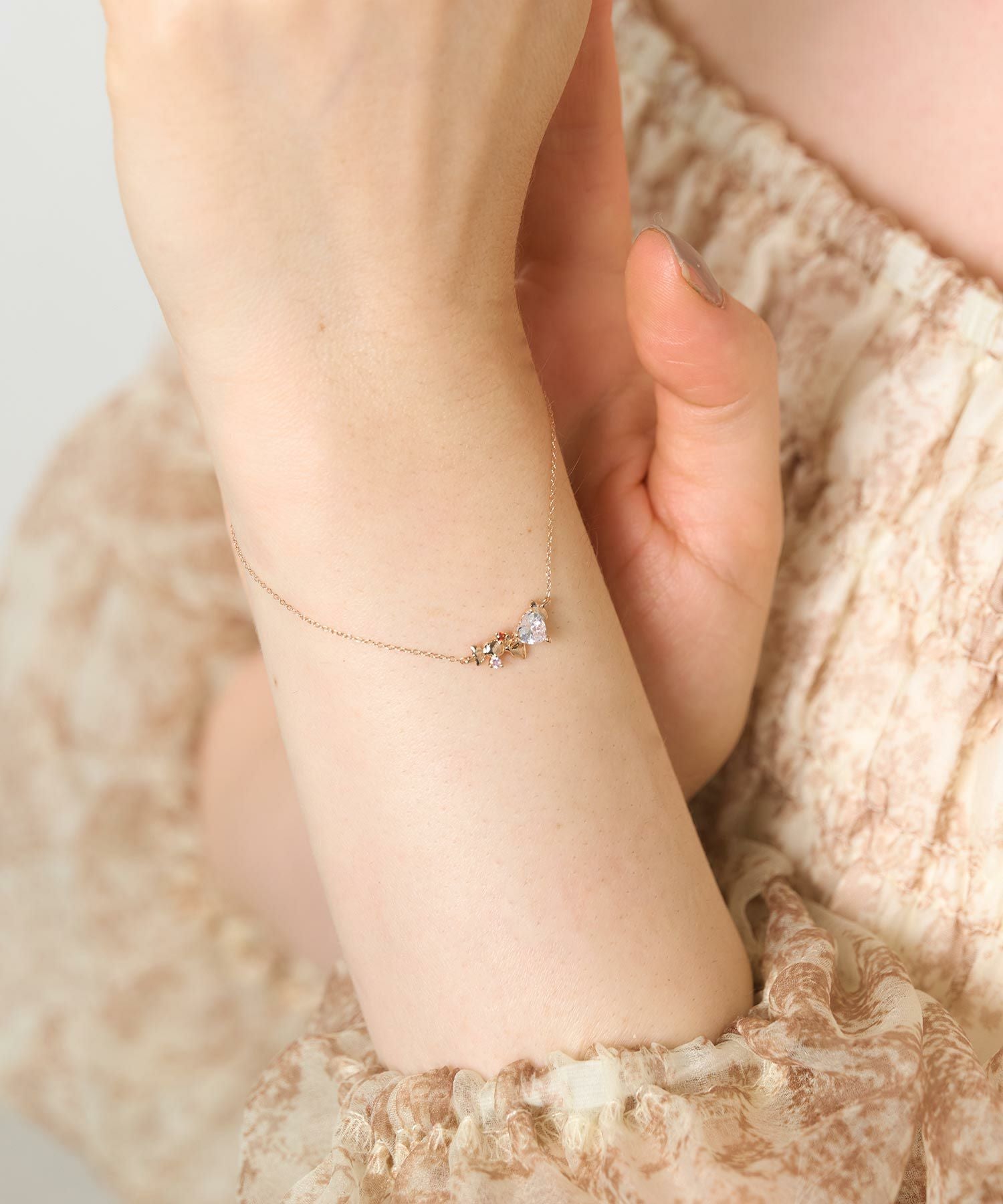 ハーテッドリボンブレスレット【MUK shady sophy】