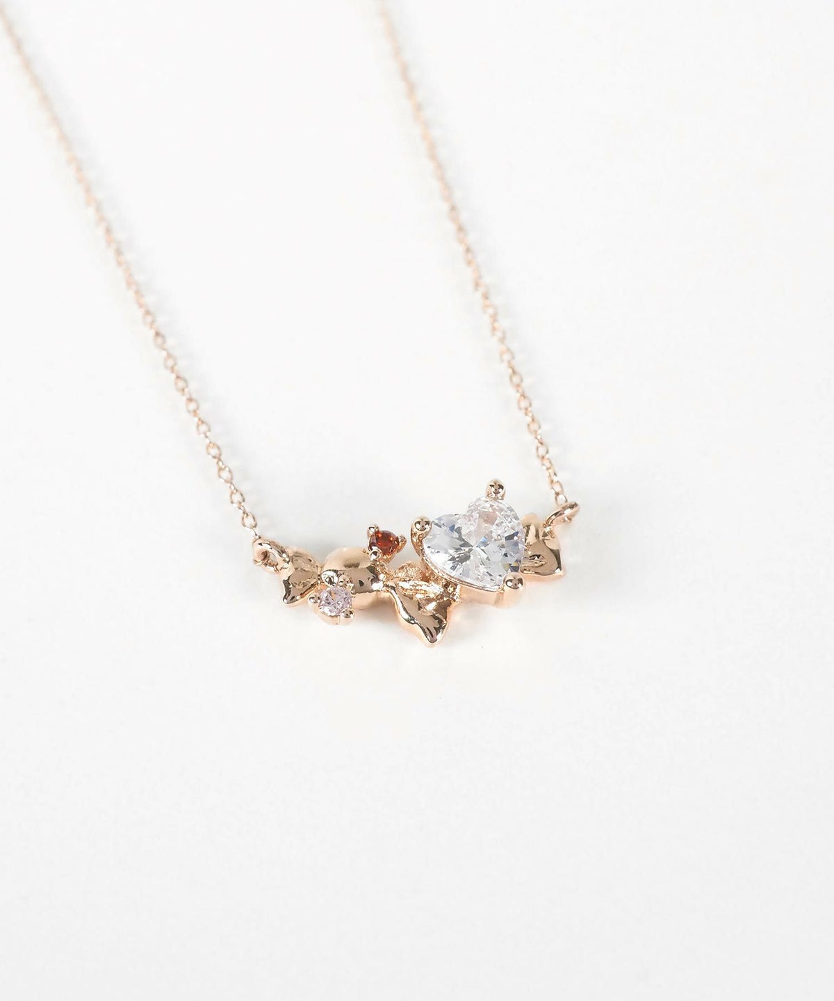 ハーテッドリボンネックレス【MUK shady sophy】