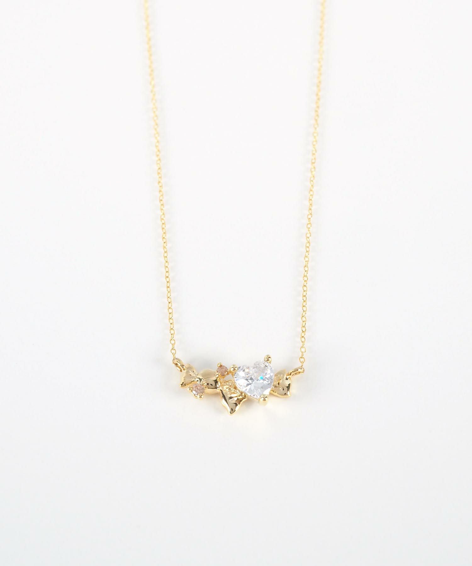 ハーテッドリボンネックレス【MUK shady sophy】