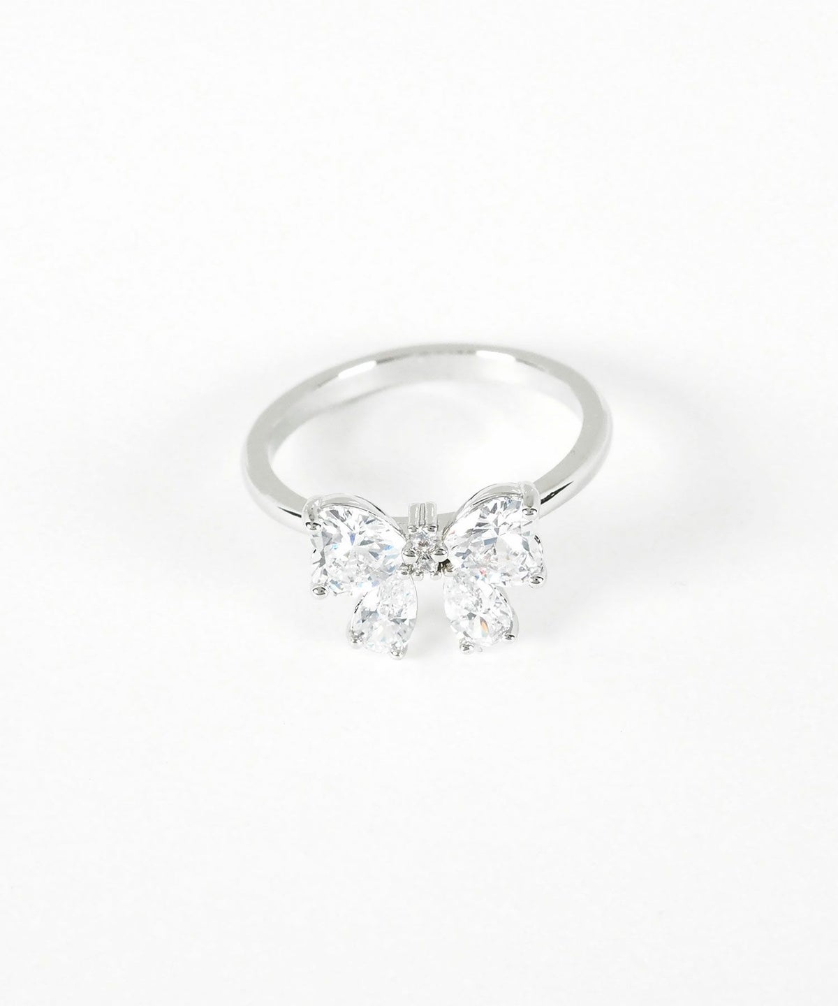 キュービックプチリボンリング【Dahlia】