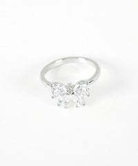 キュービックプチリボンリング【Dahlia】