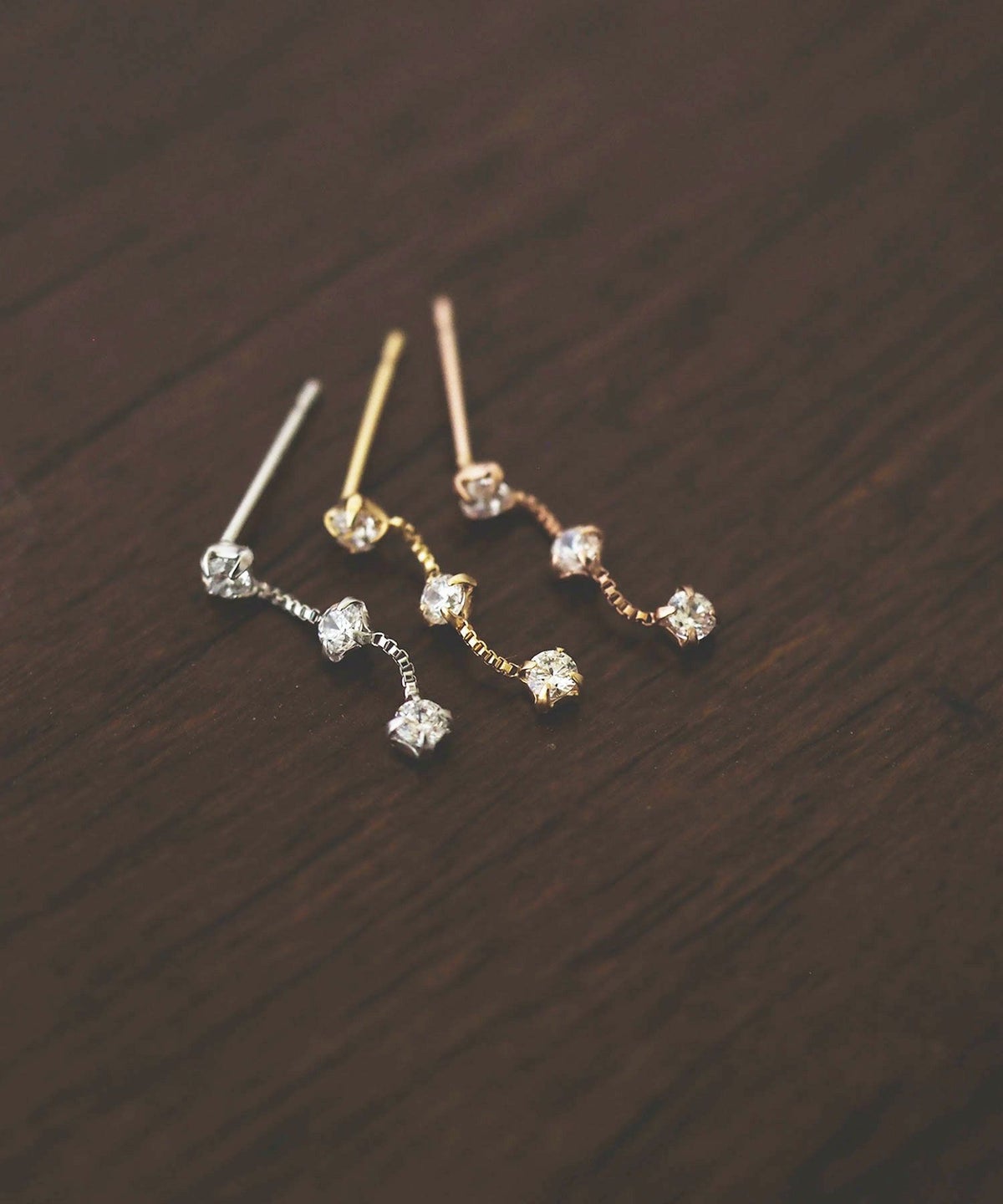 【web限定】[K10]WGトロワジルコニアピアス