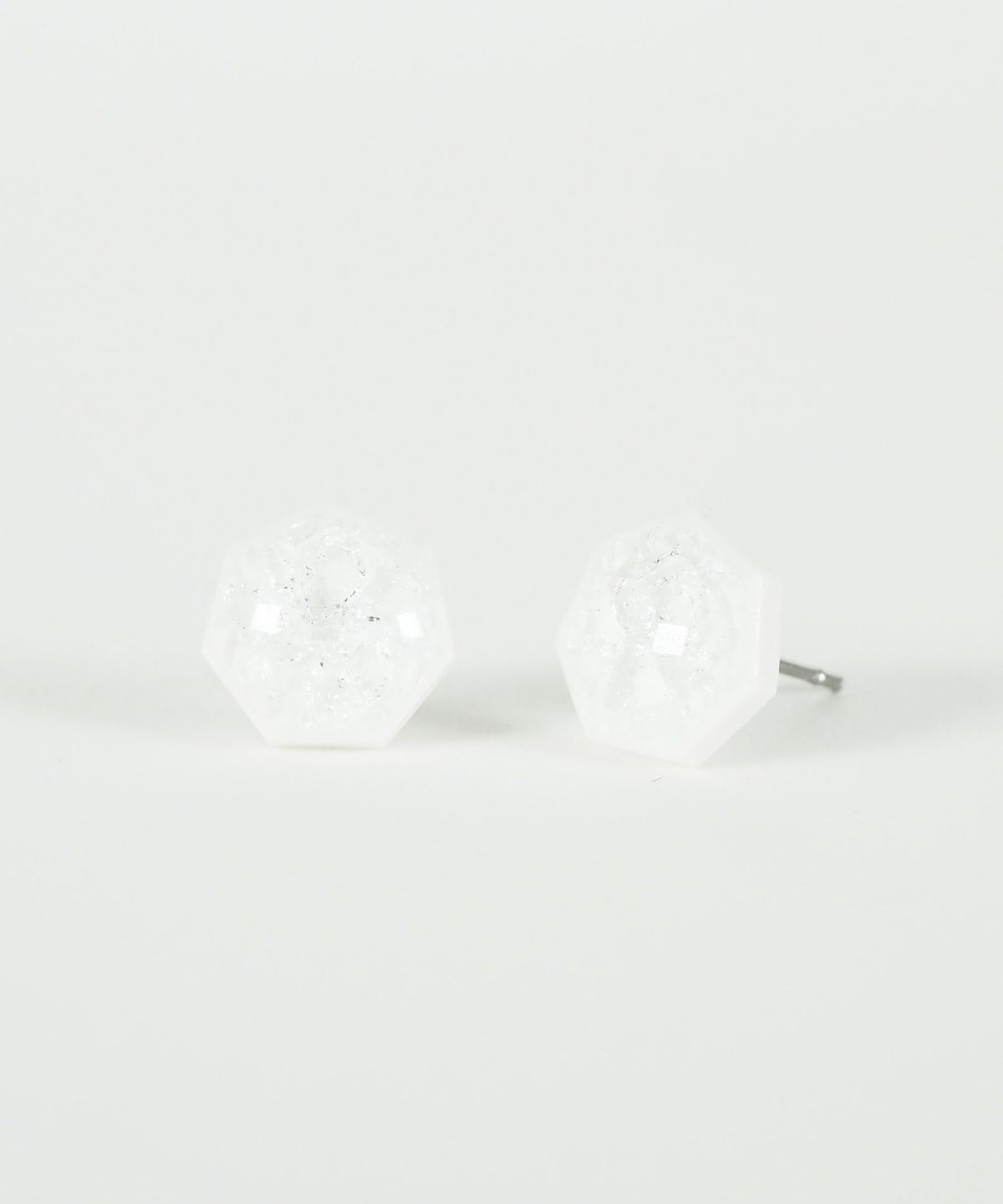 美濃焼タイル貫入ピアス