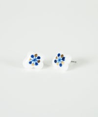 美濃焼タイルわたぐもピアス