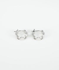 ヘキサゴンフープピアス