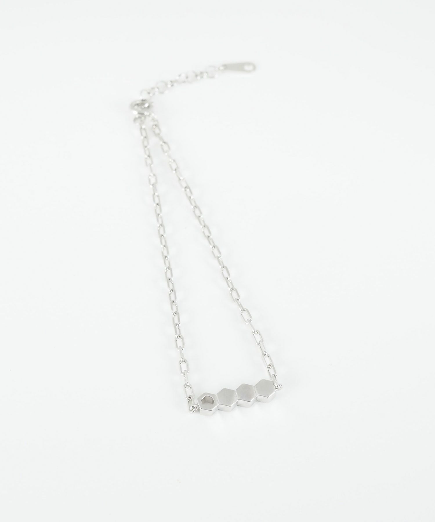 ヘキサゴンチェーンブレスレット