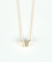 ビジューバタフライマグネットペンダント