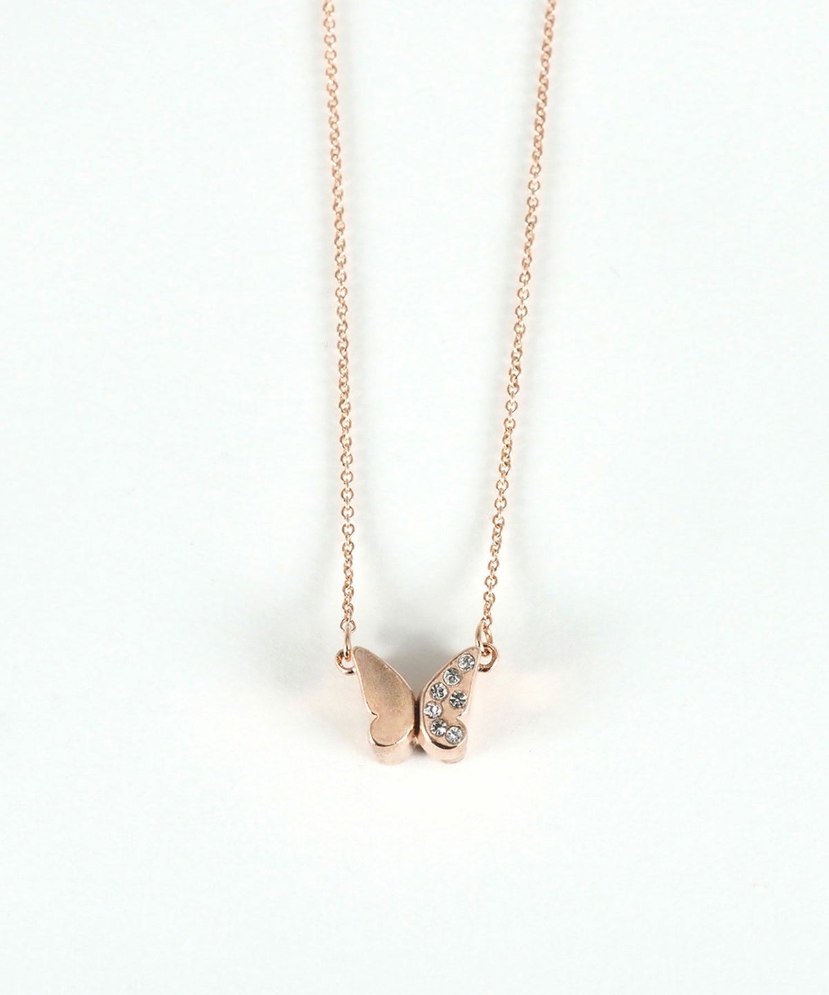 ビジューバタフライマグネットペンダント