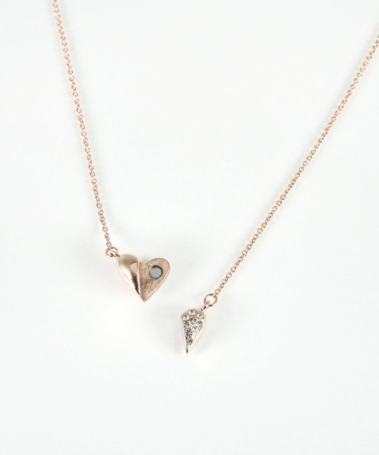 ビジューハートマグネットペンダント