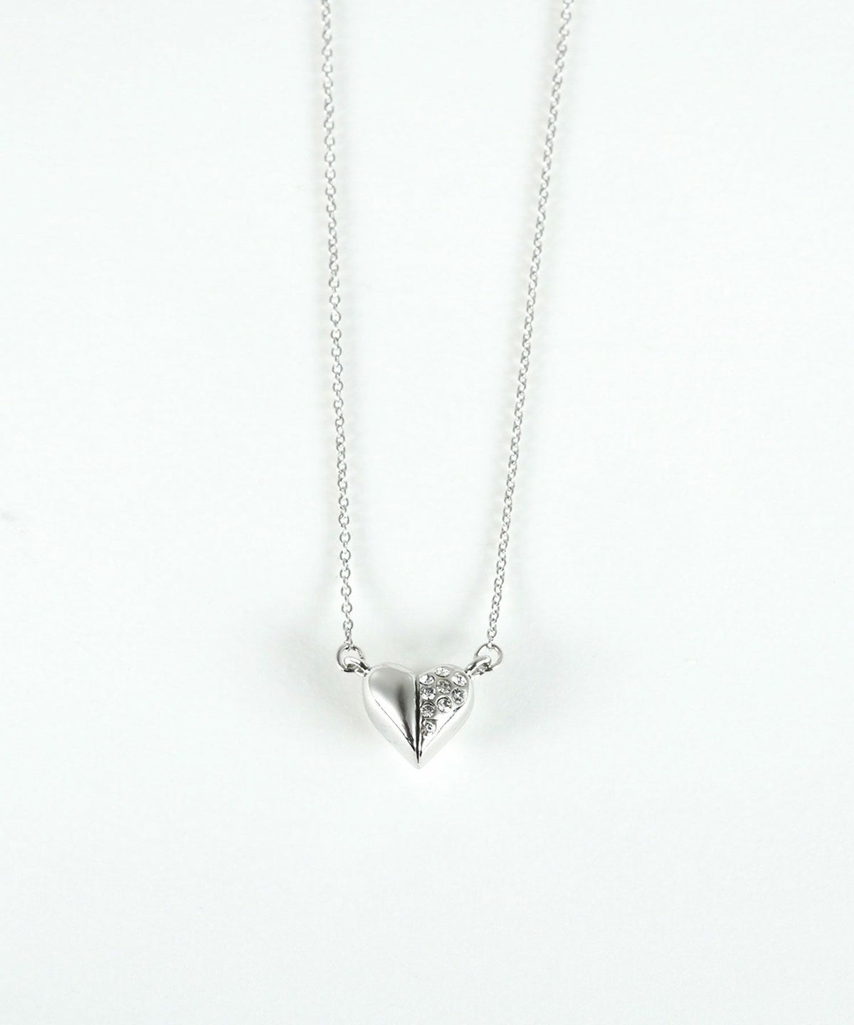 ビジューハートマグネットペンダント