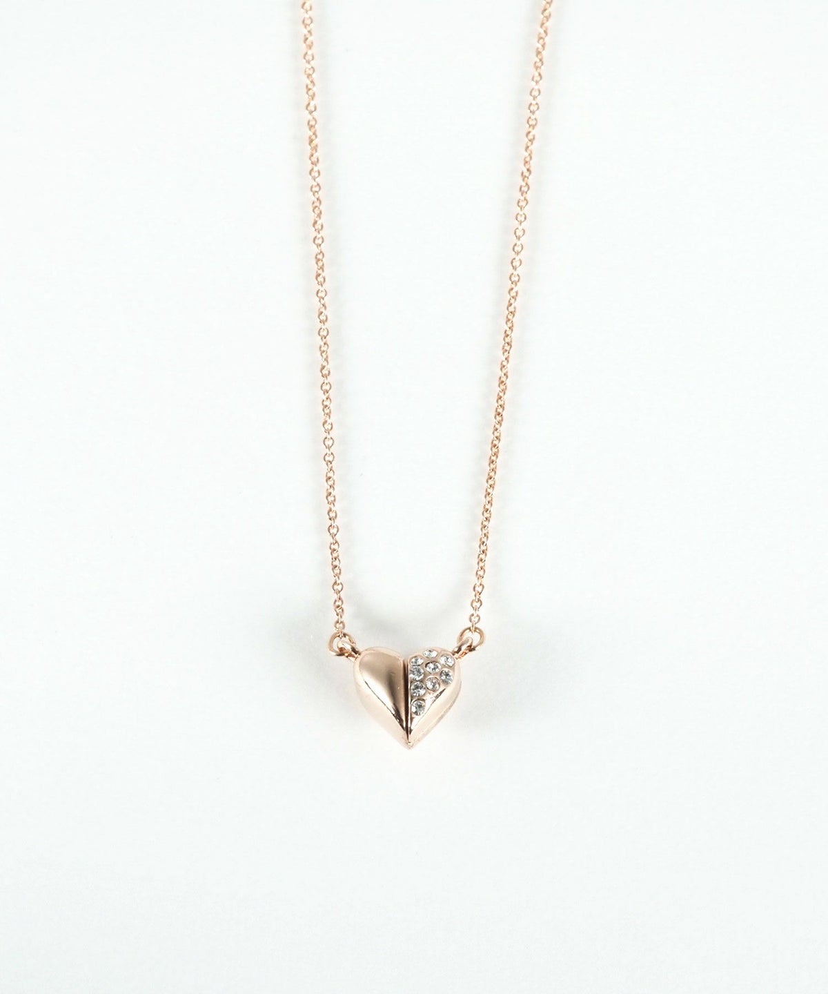 ビジューハートマグネットペンダント