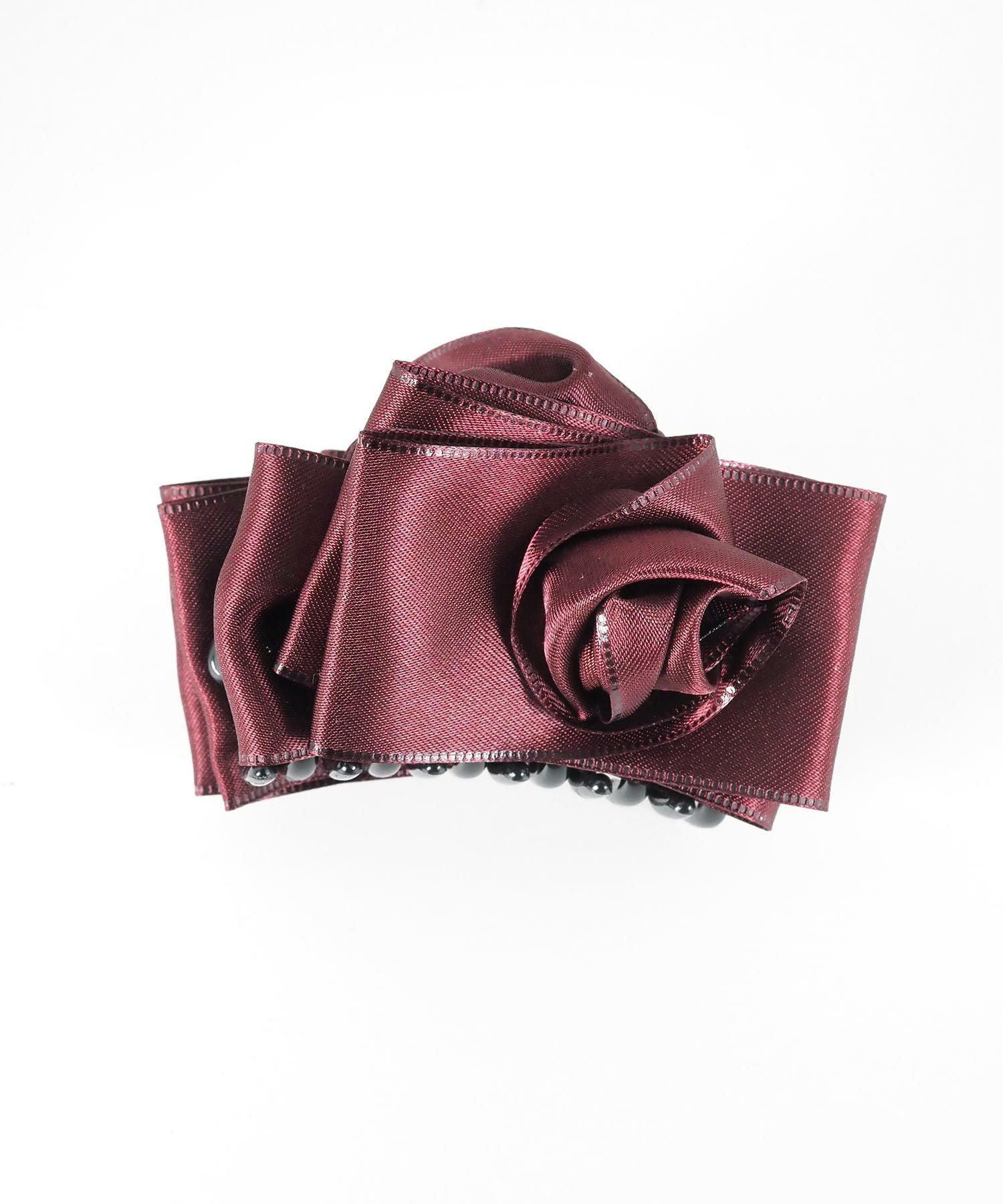 ローズリボンバンスクリップ