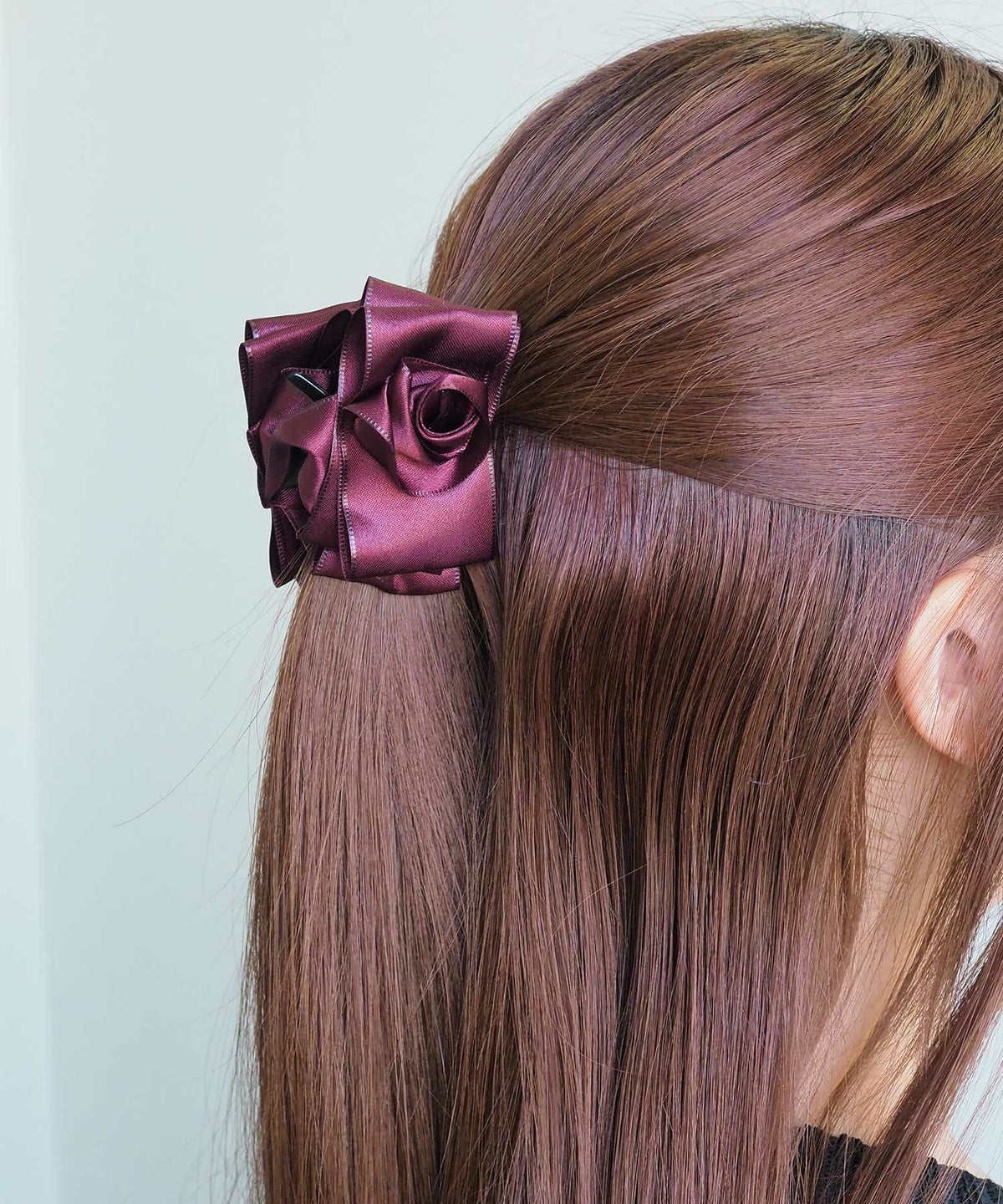 ローズリボンバンスクリップ