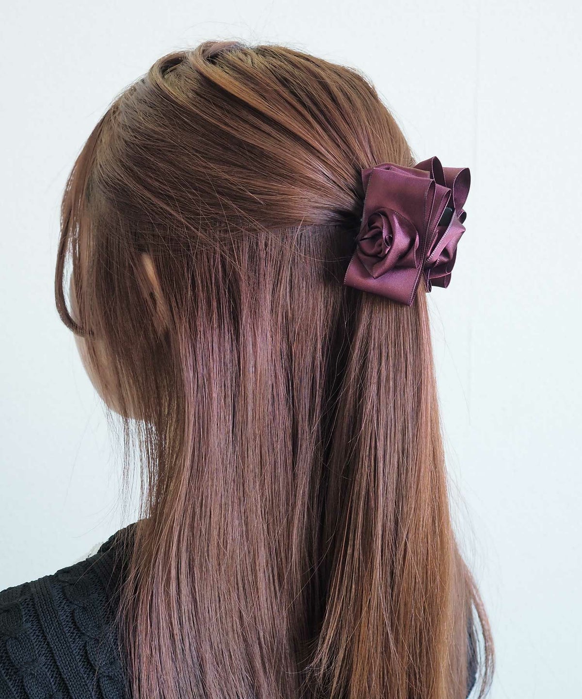 ローズリボンバンスクリップ