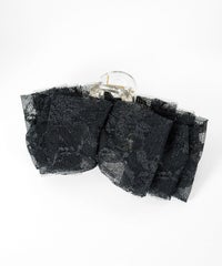 レースリボンバンスクリップ